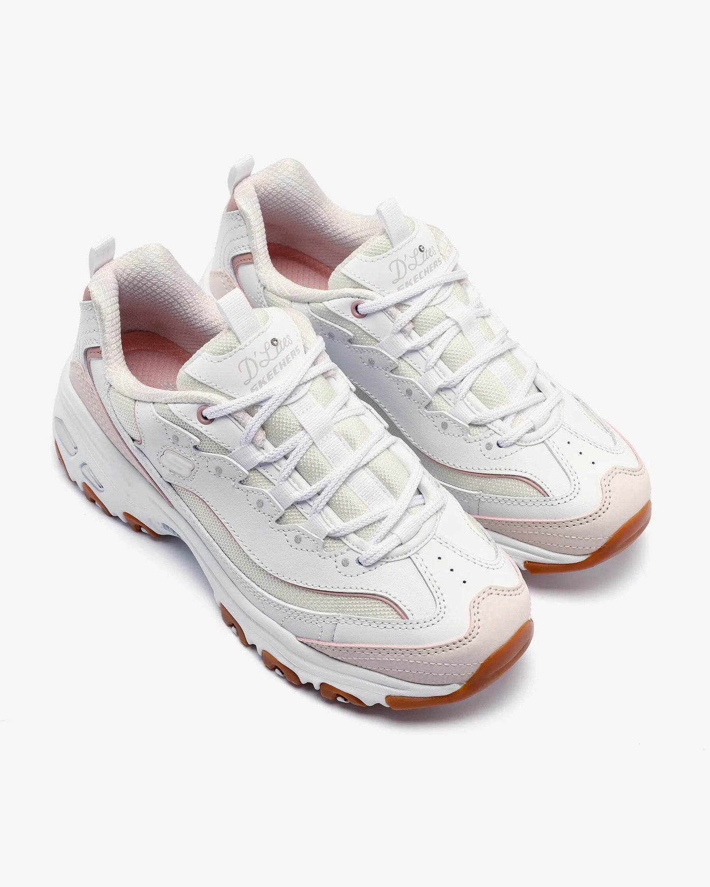 Tenis Skechers White/pink