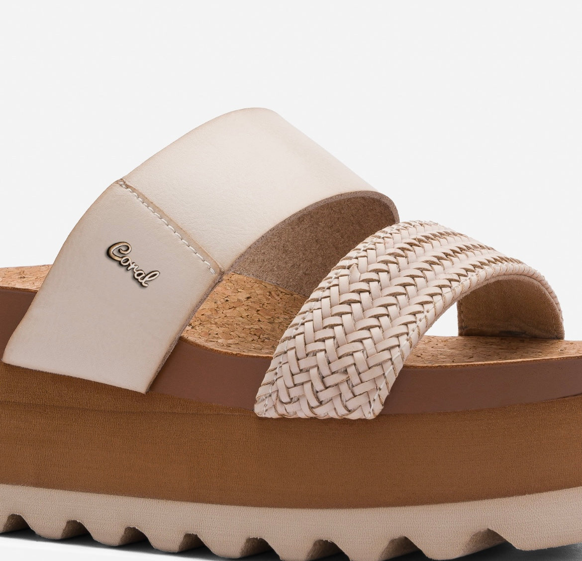 Sandalia Arbor Cream Coral