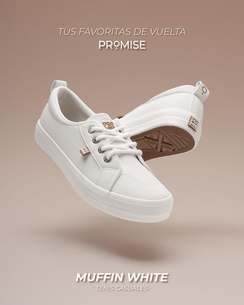 Tenis Promise Muffin White