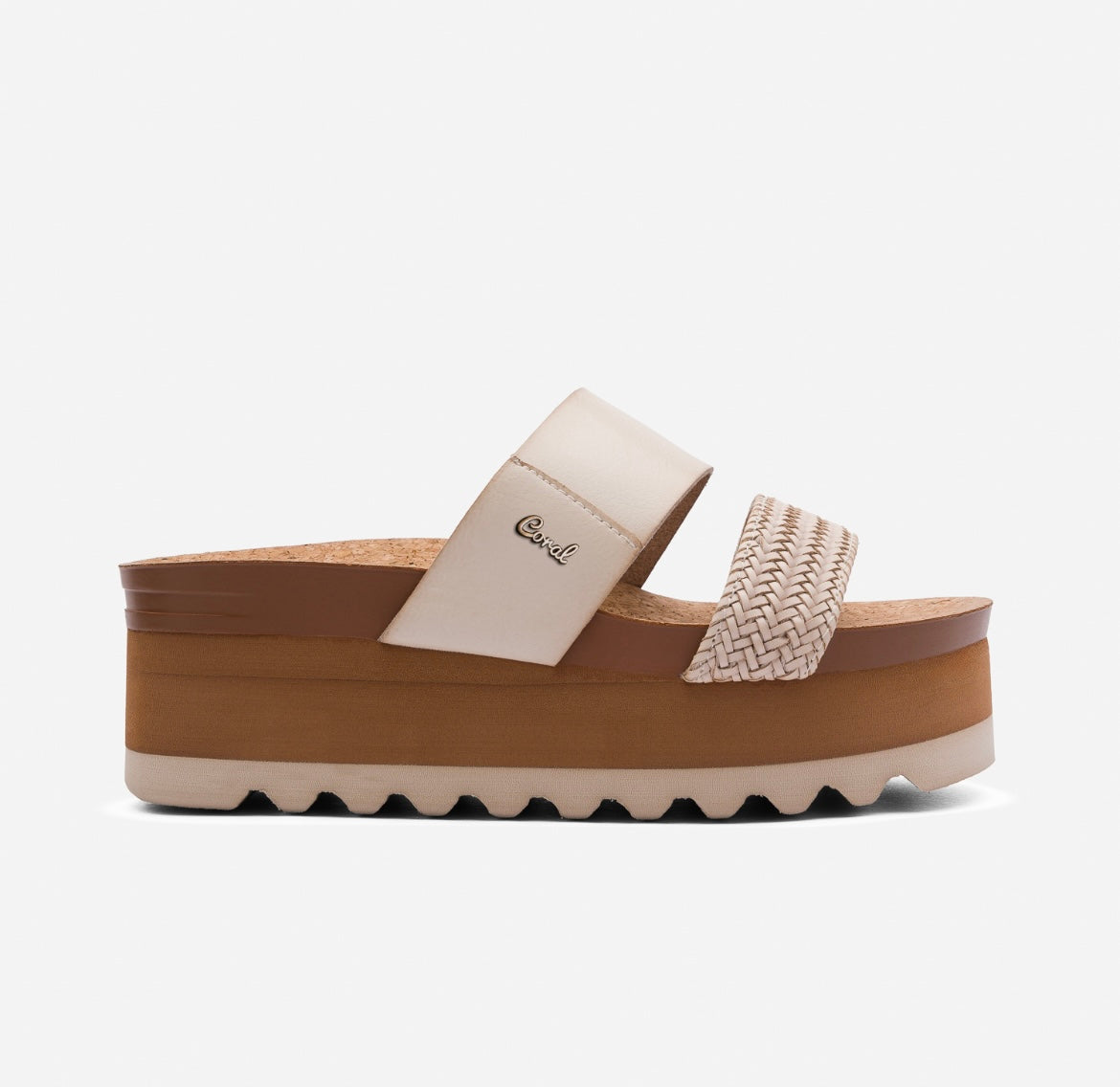 Sandalia Arbor Cream Coral