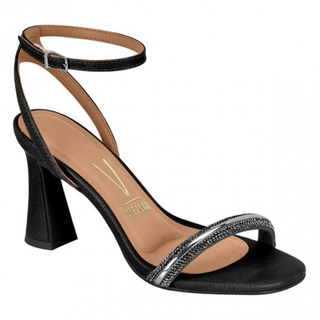Sandalia Vizzano Negro/plateado
