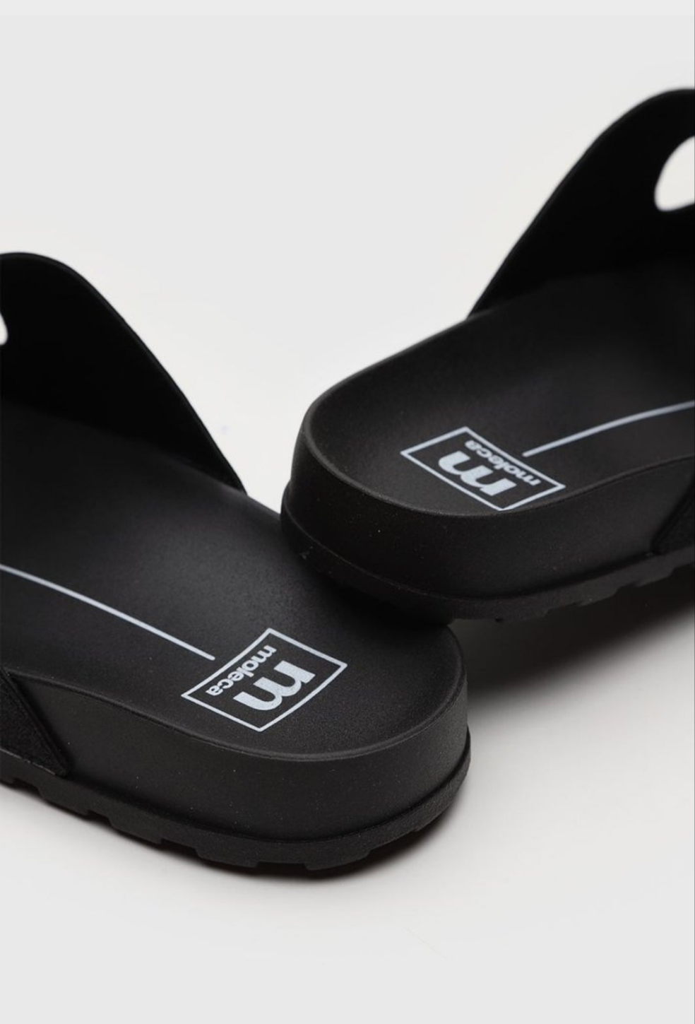 Sandalia Flat Moleca Negra