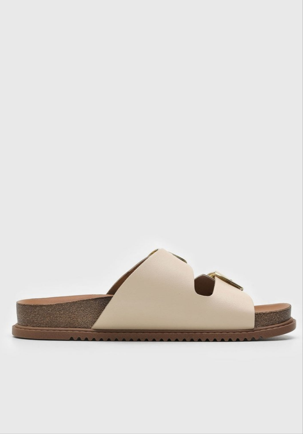 Sandalia Beira rio crema 8523