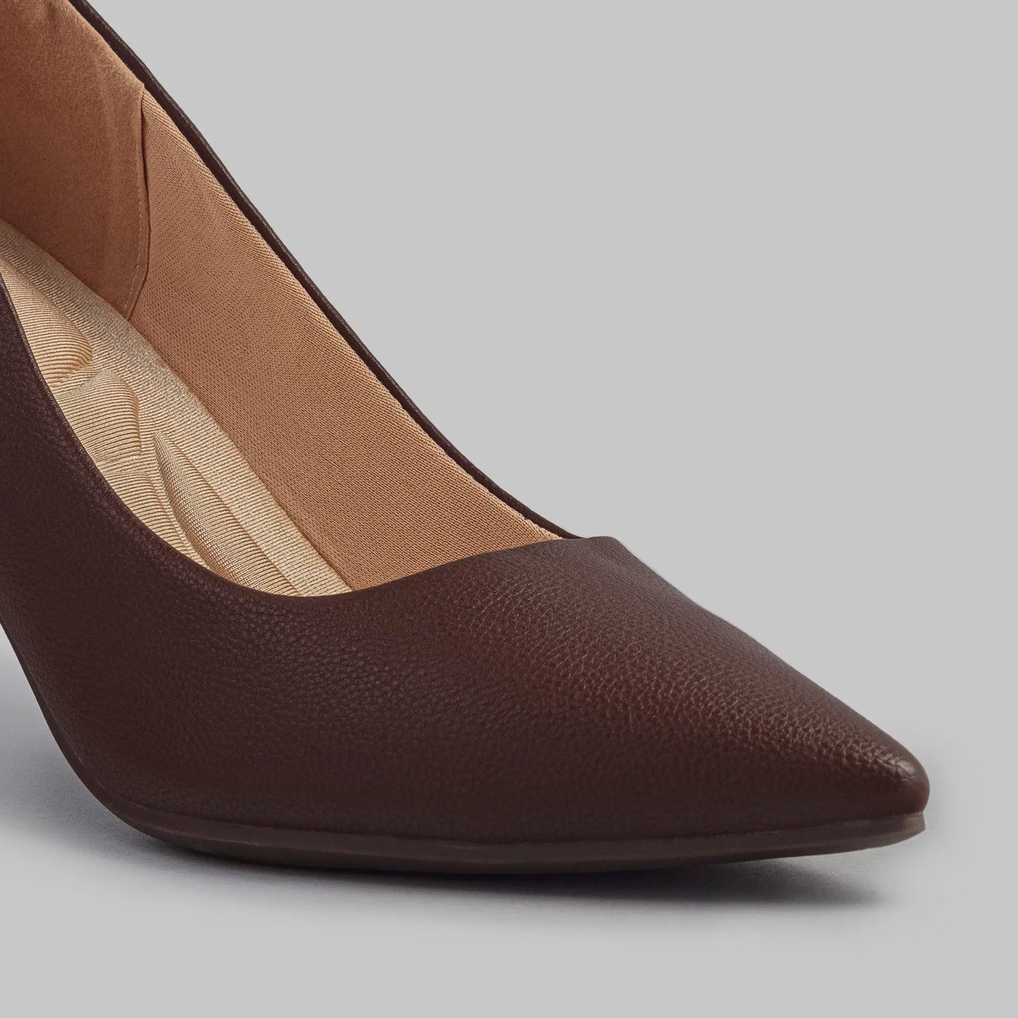 Natural zapato de tacón brown MokaBoutiqueCR