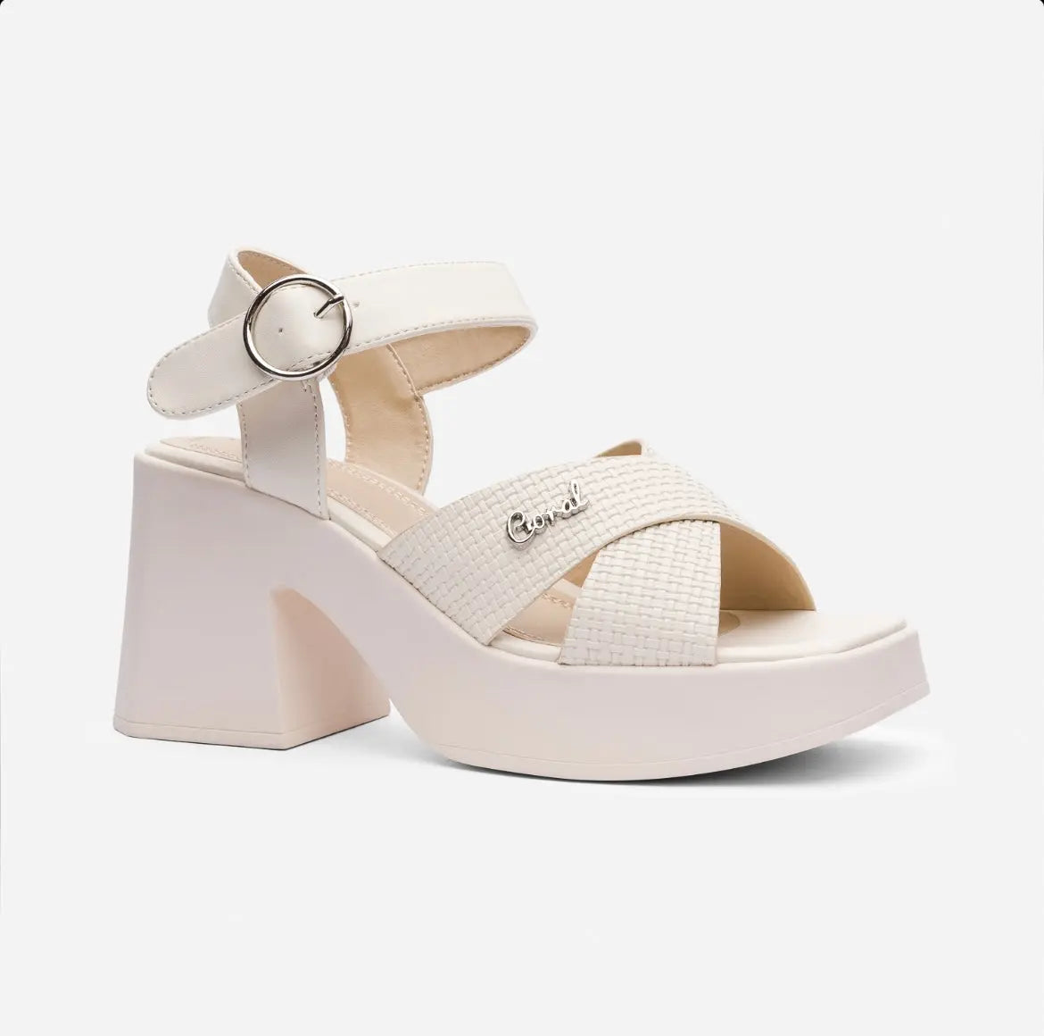 Sandalia Bellagio 2 White Off MokaBoutiqueCR