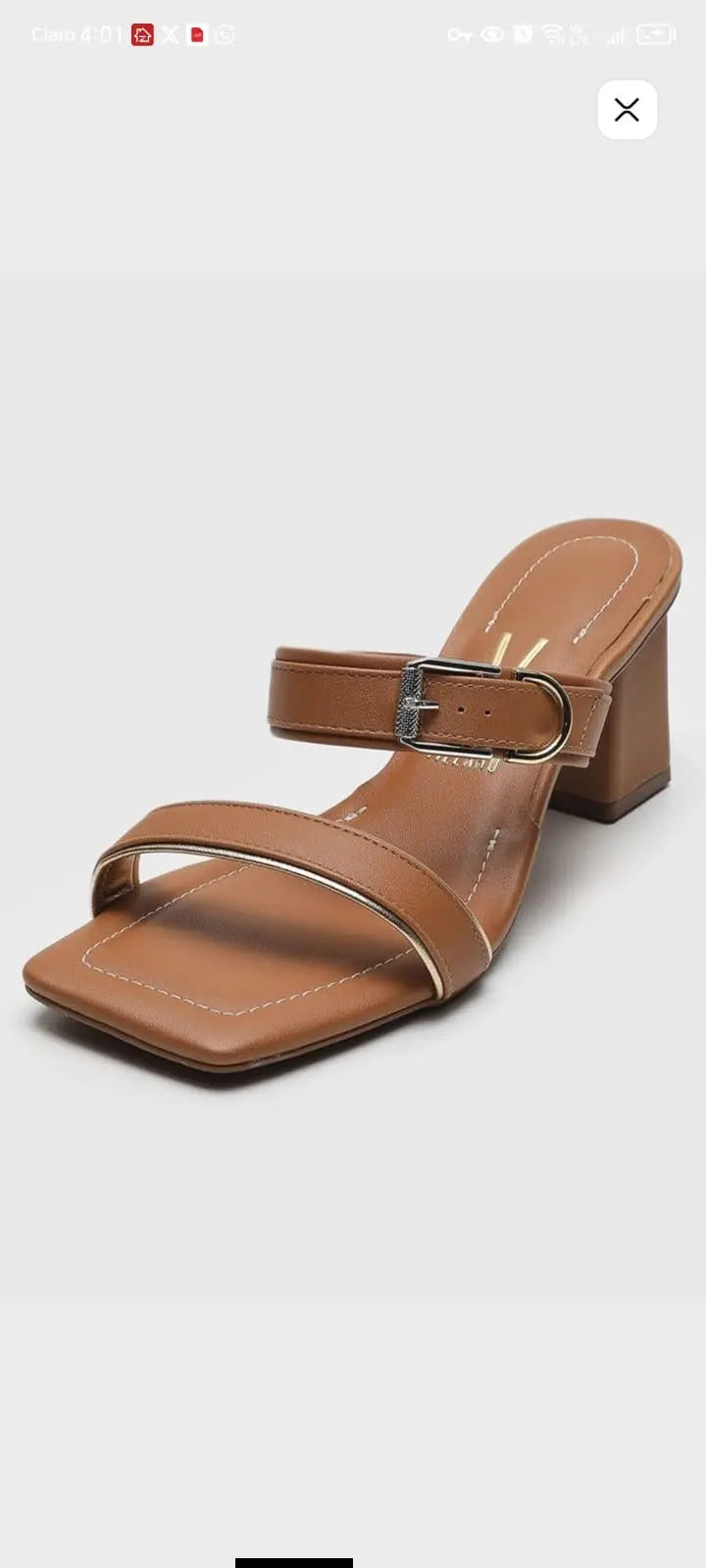 Sandalia Camel Vizzano MokaBoutiqueCR