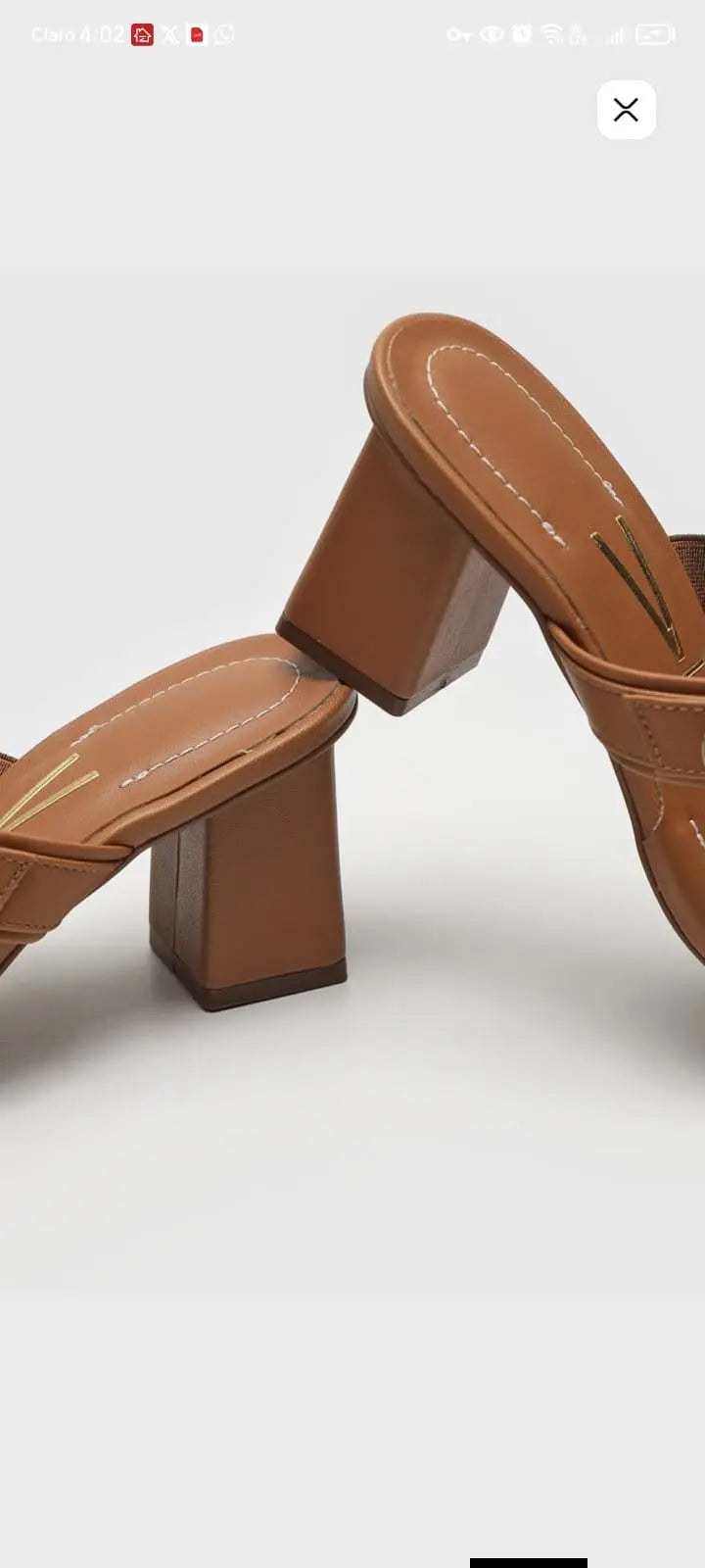 Sandalia Camel Vizzano MokaBoutiqueCR