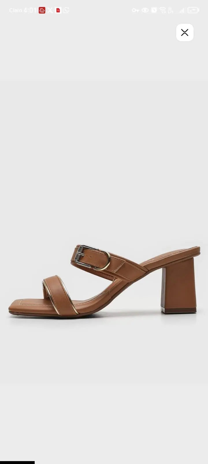 Sandalia Camel Vizzano MokaBoutiqueCR