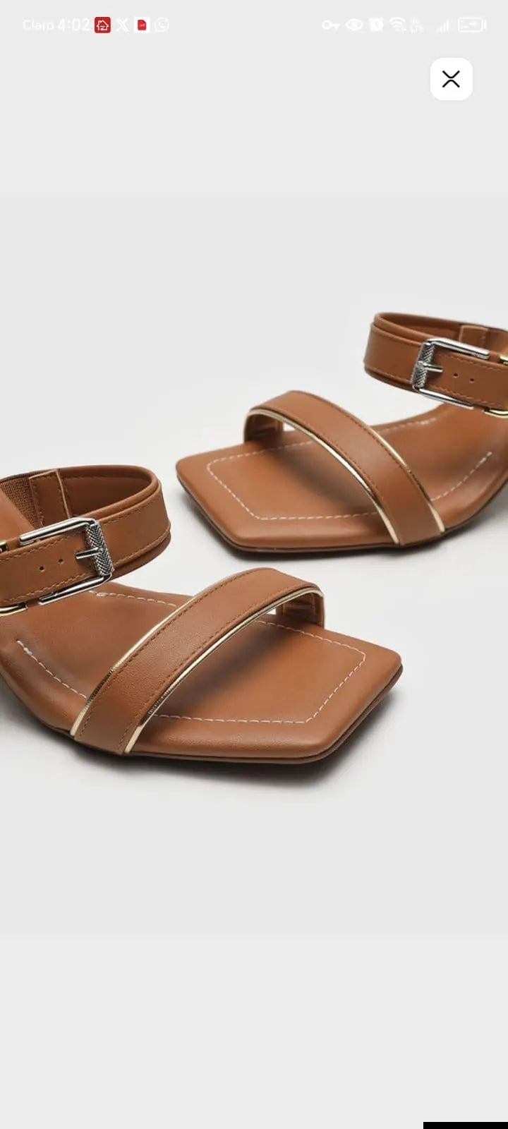 Sandalia Camel Vizzano MokaBoutiqueCR