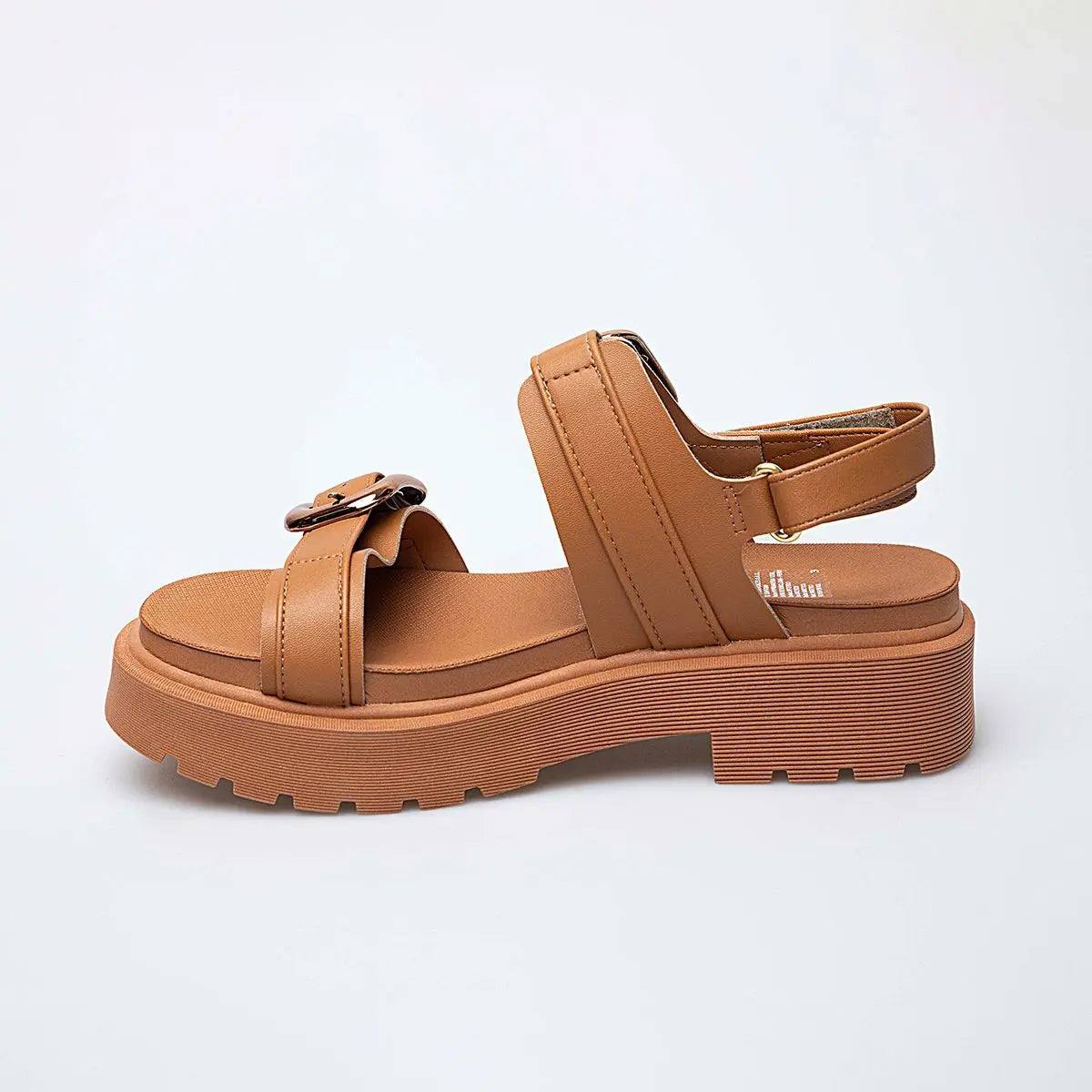 Sandalia Chunky Vizzano Camel MokaBoutiqueCR