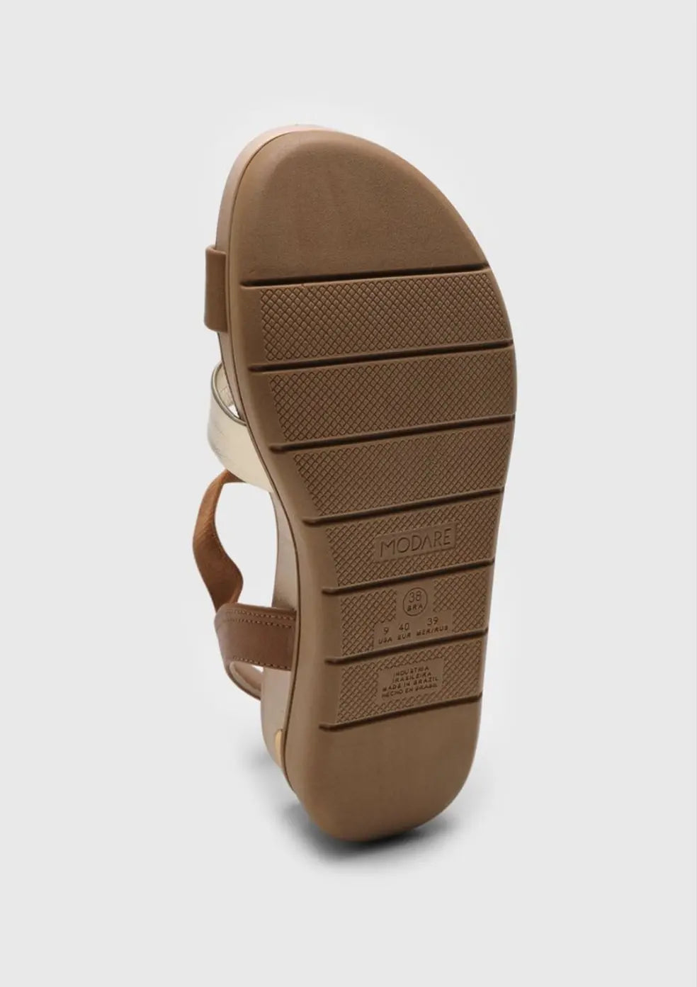 Sandalia Float Nature Modare Camel MokaBoutiqueCR