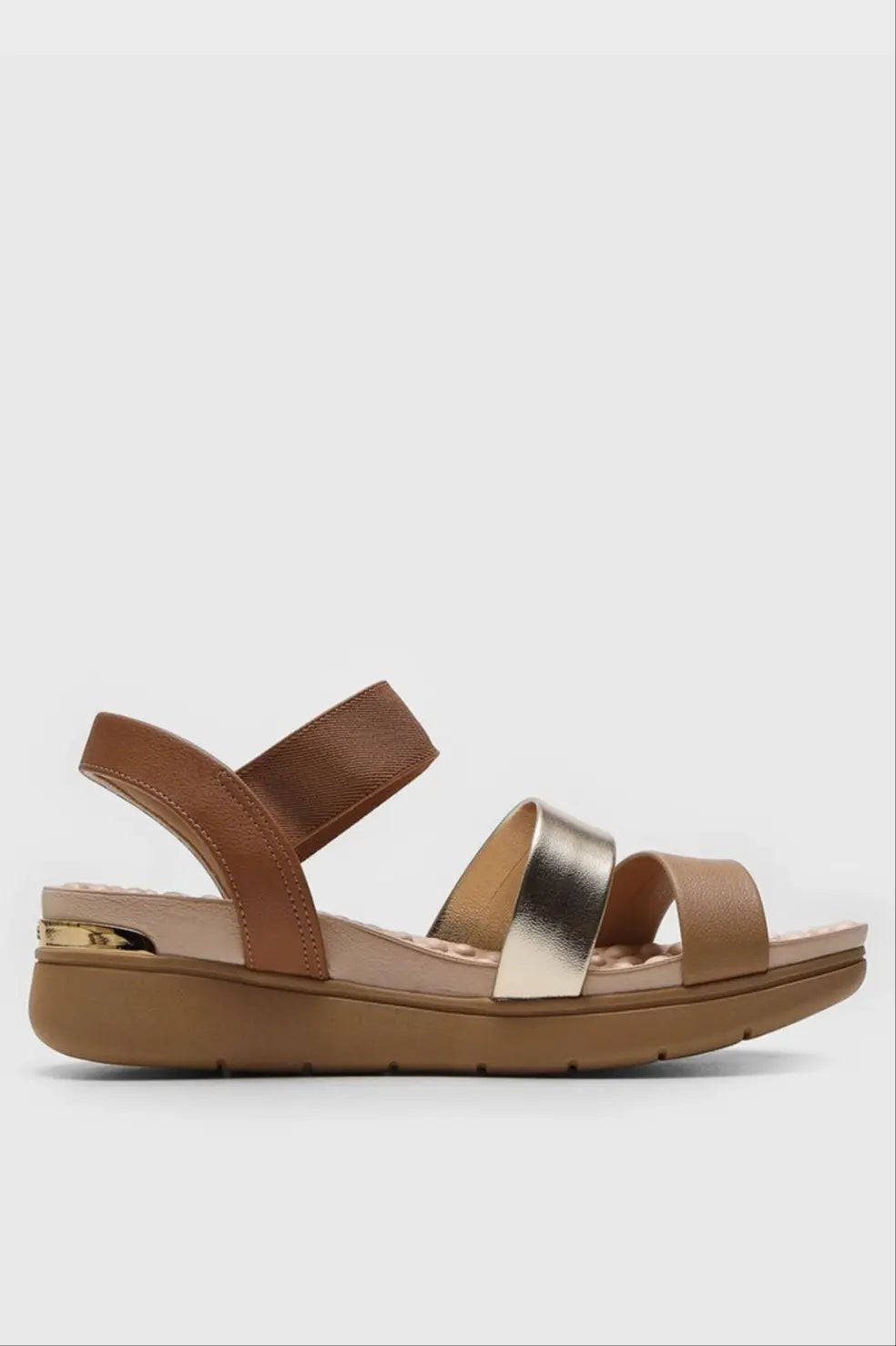 Sandalia Float Nature Modare Camel MokaBoutiqueCR