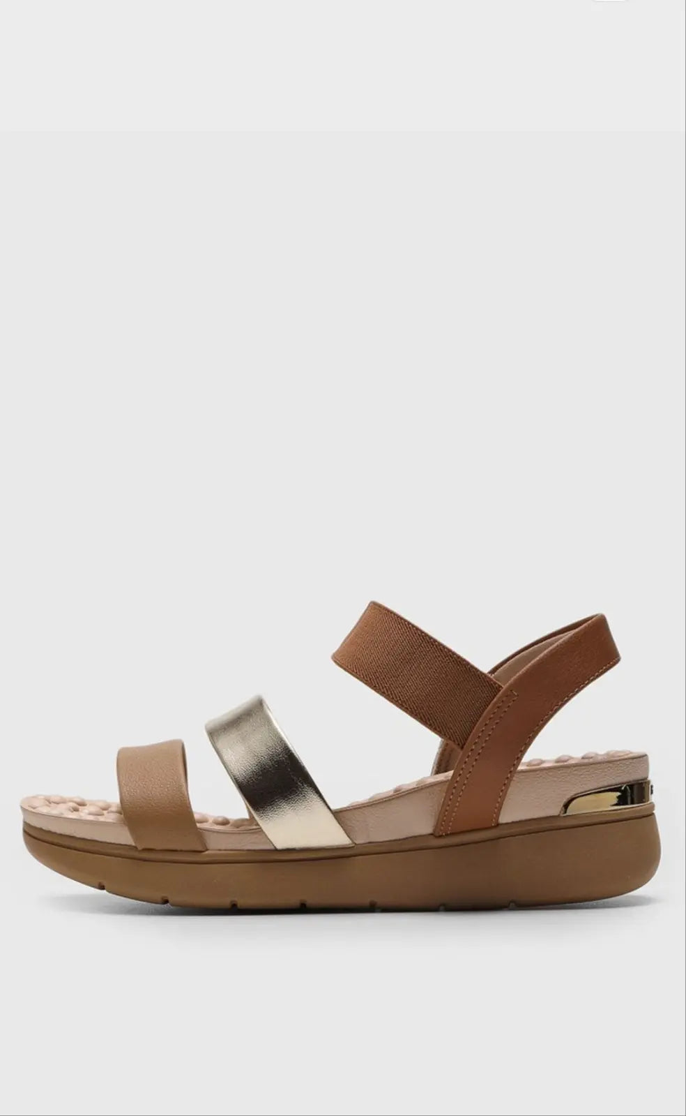 Sandalia Float Nature Modare Camel MokaBoutiqueCR