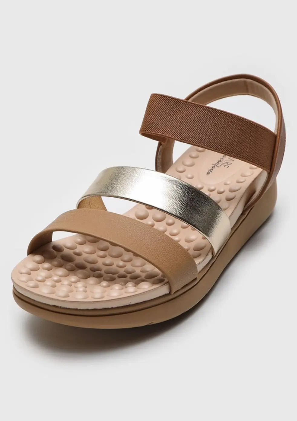 Sandalia Float Nature Modare Camel MokaBoutiqueCR