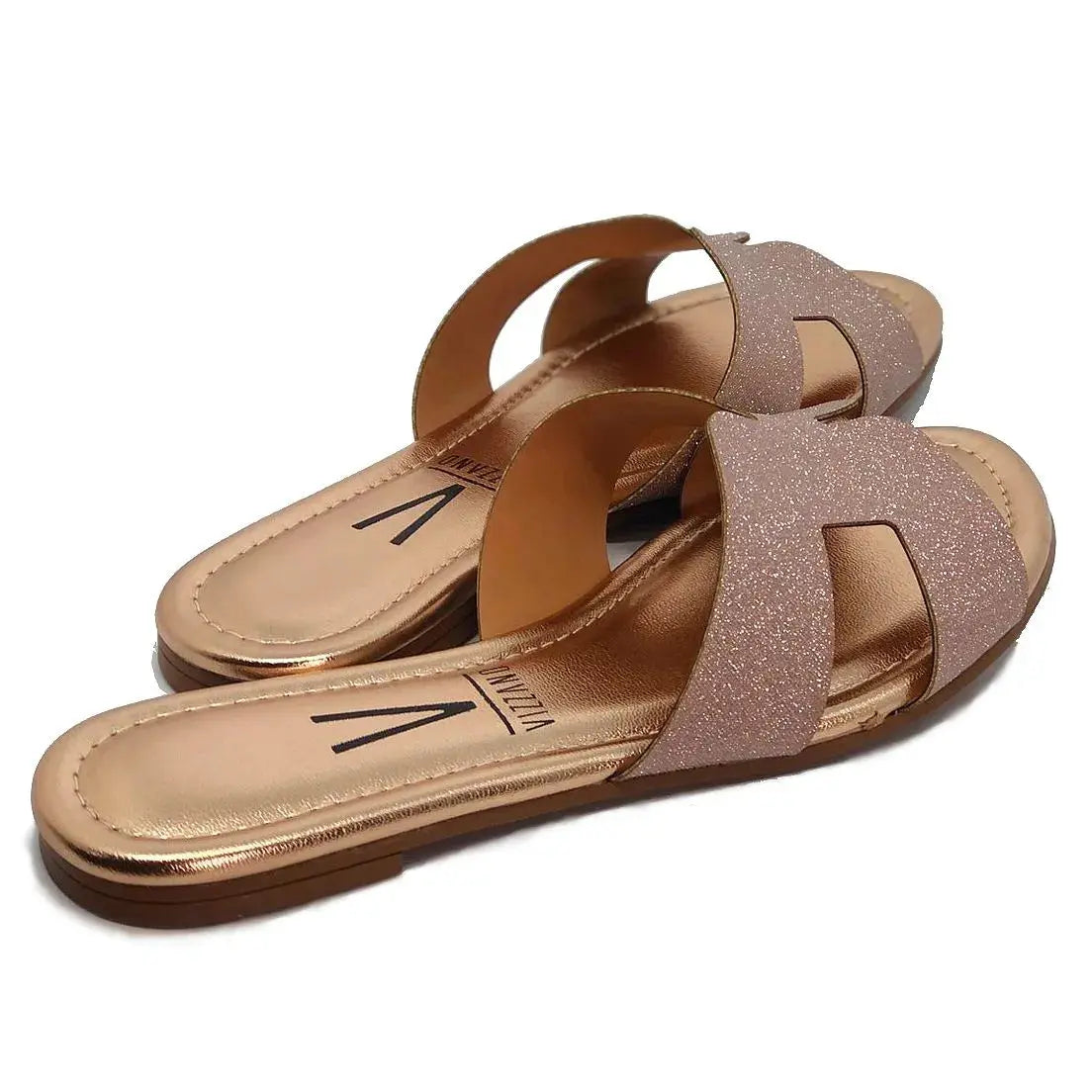 Sandalia Glitter Oro Rosa Vizzano lo MokaBoutiqueCR