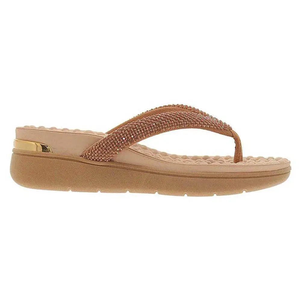 Sandalia Modare Camel/Cristal MokaBoutiqueCR