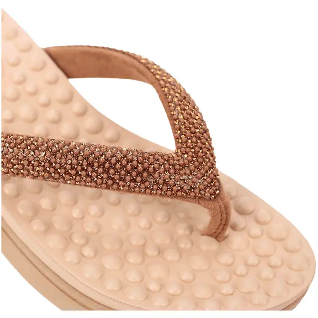 Sandalia Modare Camel/Cristal MokaBoutiqueCR