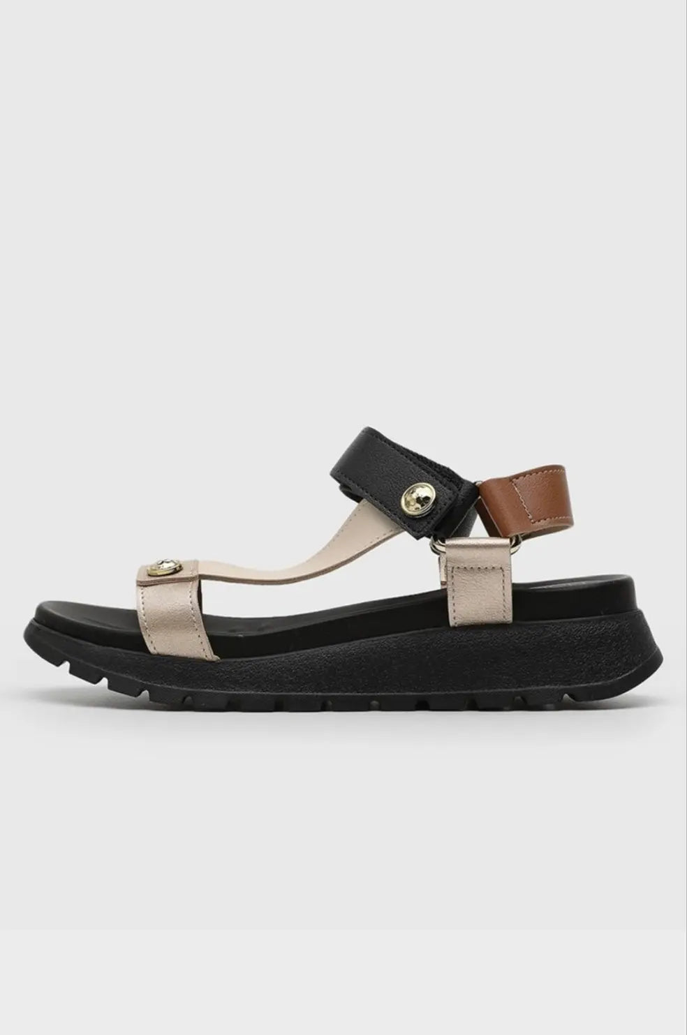 Sandalia Modare Negro/Crema MokaBoutiqueCR
