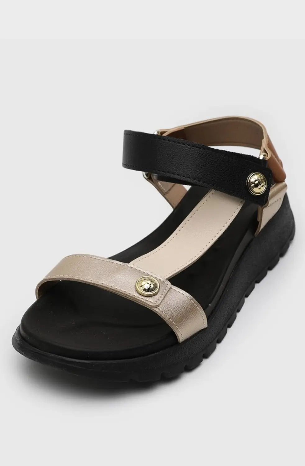 Sandalia Modare Negro/Crema MokaBoutiqueCR