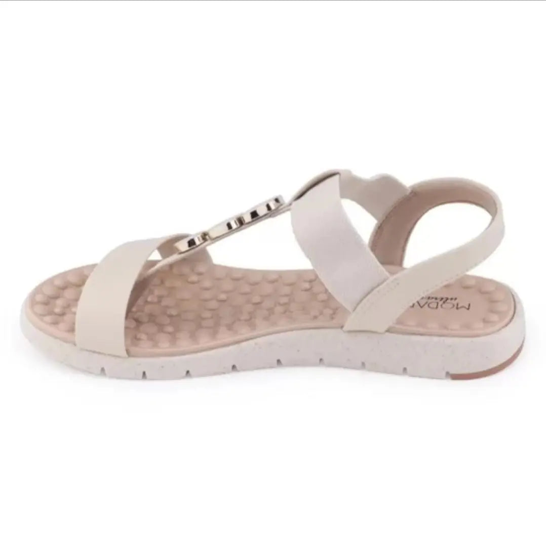 Sandalia Modare Ultra Comfort Color crema MokaBoutiqueCR