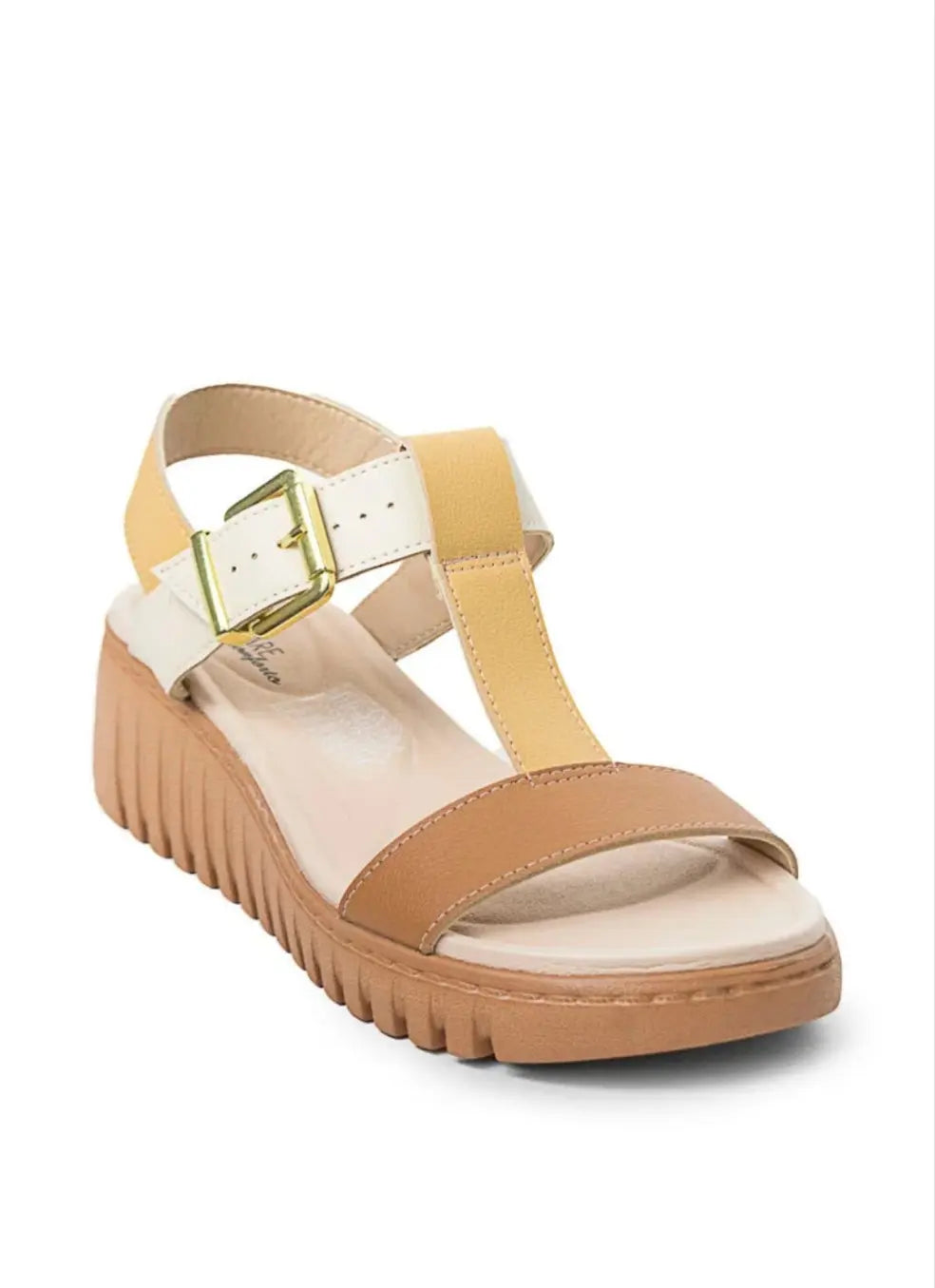 Sandalia Modare color Camel/Crema MokaBoutiqueCR