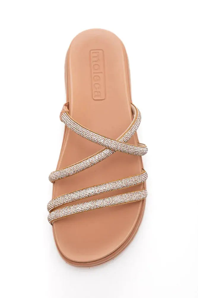 Sandalia Moleca Beige/Cristal MokaBoutiqueCR