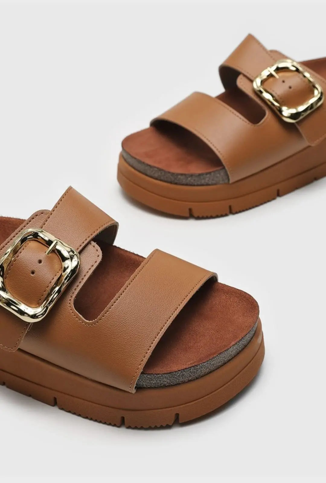 Sandalia Moleca Camel MokaBoutiqueCR