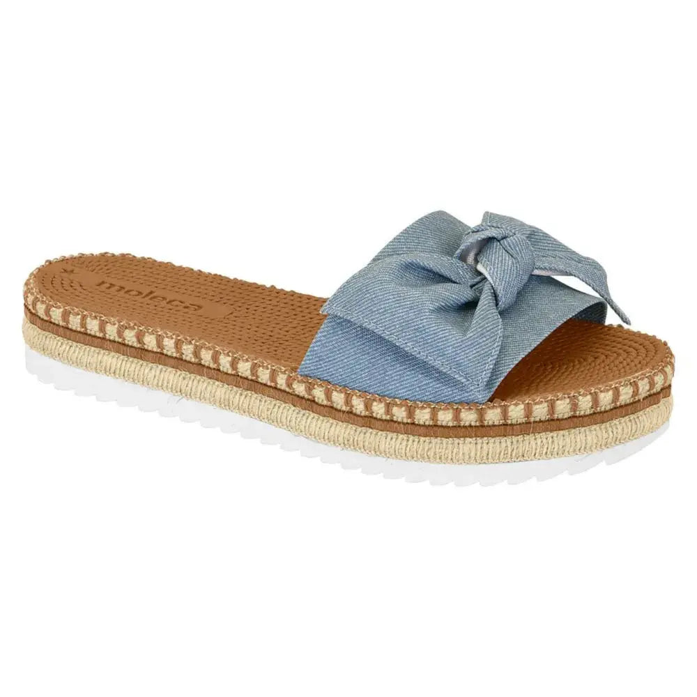 Sandalia Moleca Denim Jeans MokaBoutiqueCR