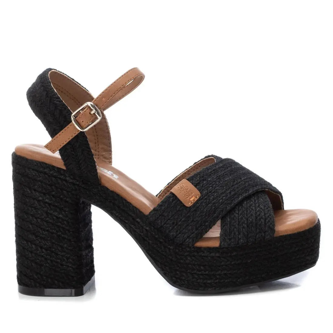 Sandalia Mujer Refresh negra MokaBoutiqueCR
