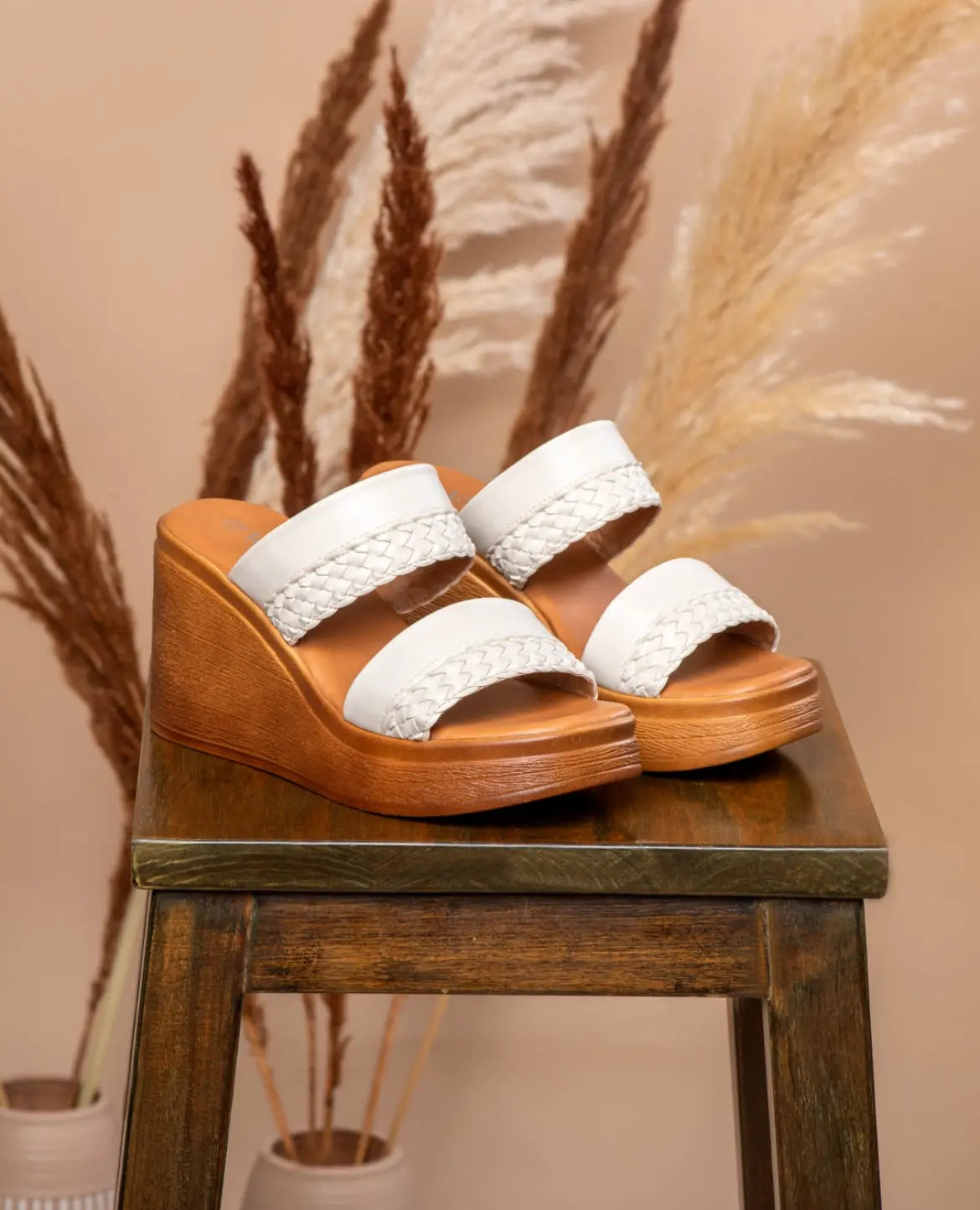 Sandalia VSingular Plataforma Beige MokaBoutiqueCR