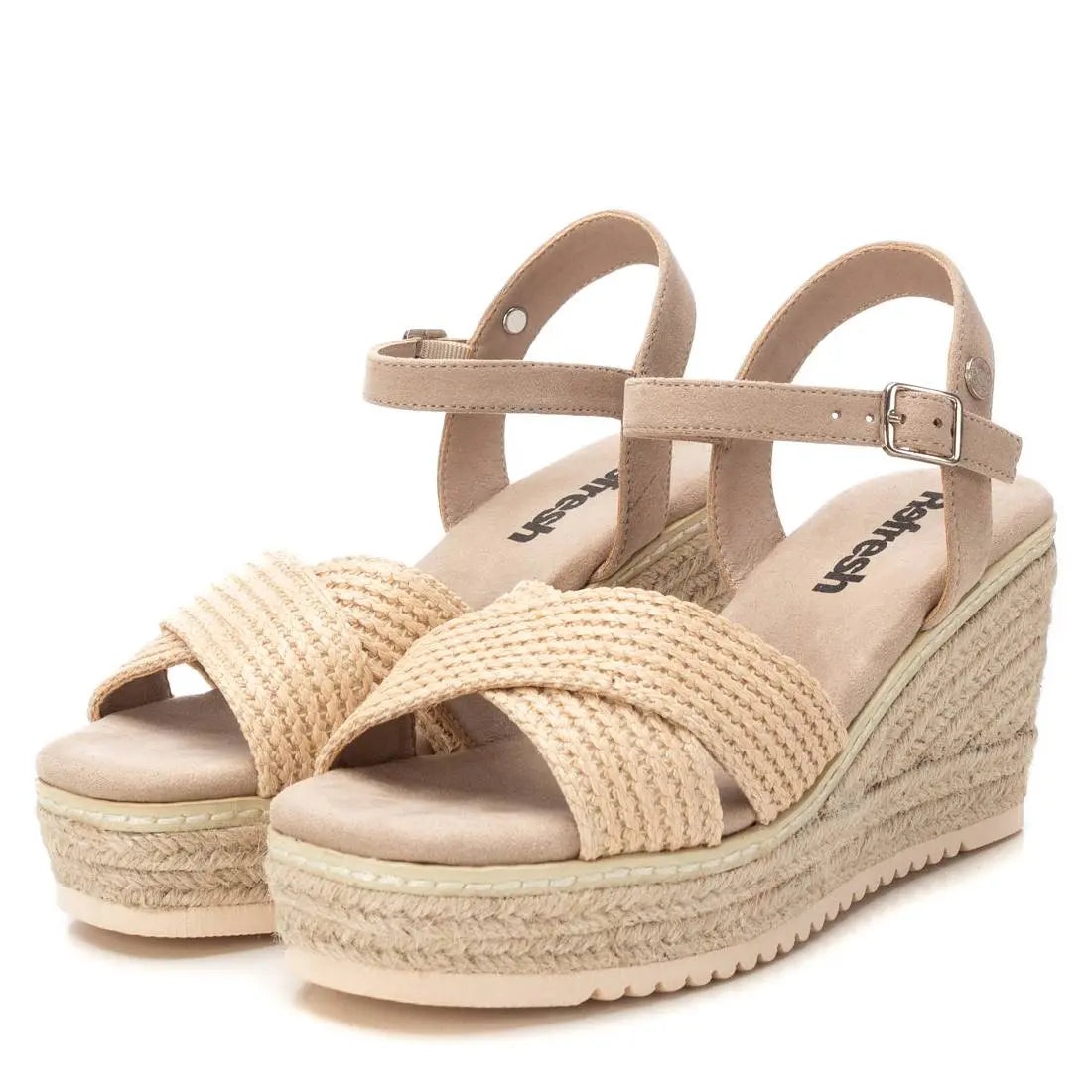 Sandalia de Mujer Refresh beige MokaBoutiqueCR