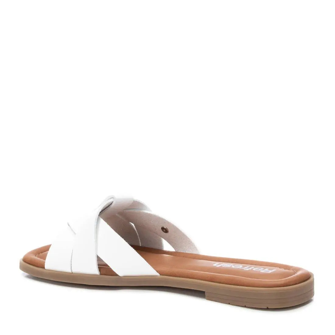 Sandalia de mujer Refresh flat blanca MokaBoutiqueCR
