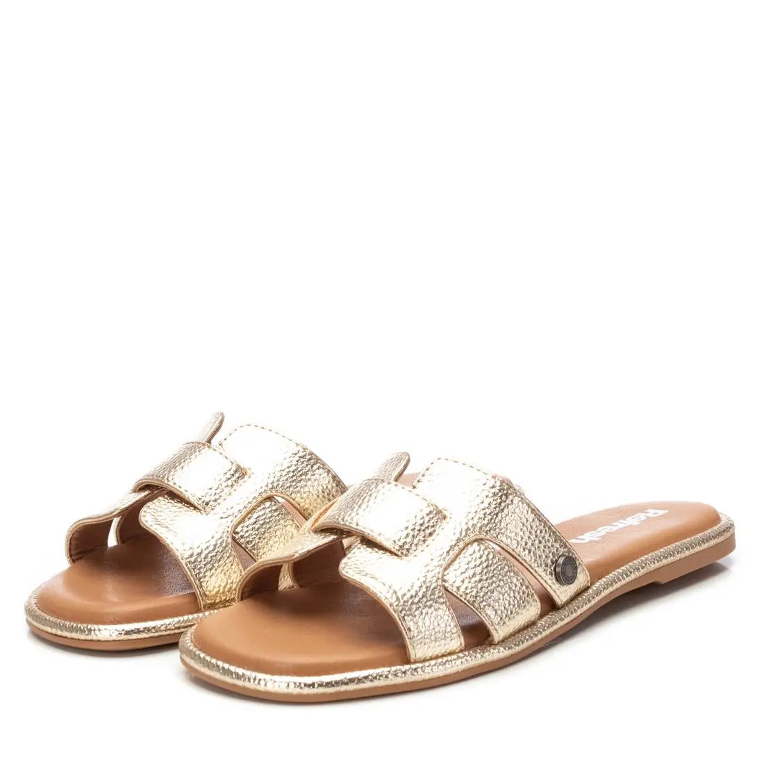 Sandalia de mujer Refresh flat dorada MokaBoutiqueCR
