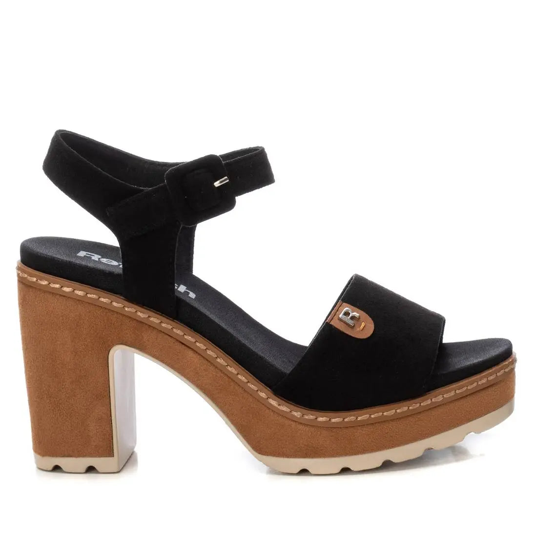 Sandalia mujer Refresh negra MokaBoutiqueCR