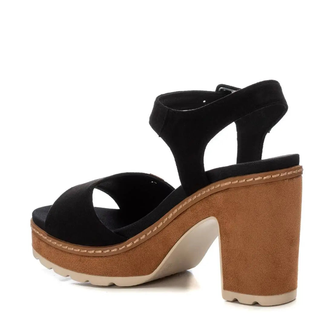 Sandalia mujer Refresh negra MokaBoutiqueCR