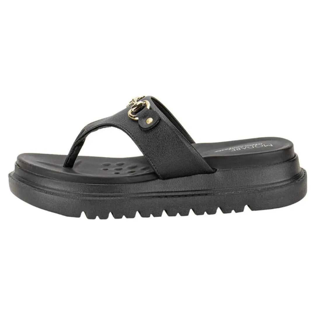Sandalias Modare ultra confort color Negro. MokaBoutiqueCR
