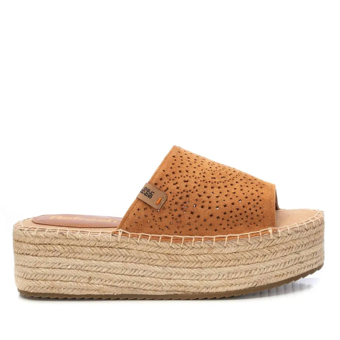 Sandalias de mujer Refresh plataforma Camel MokaBoutiqueCR