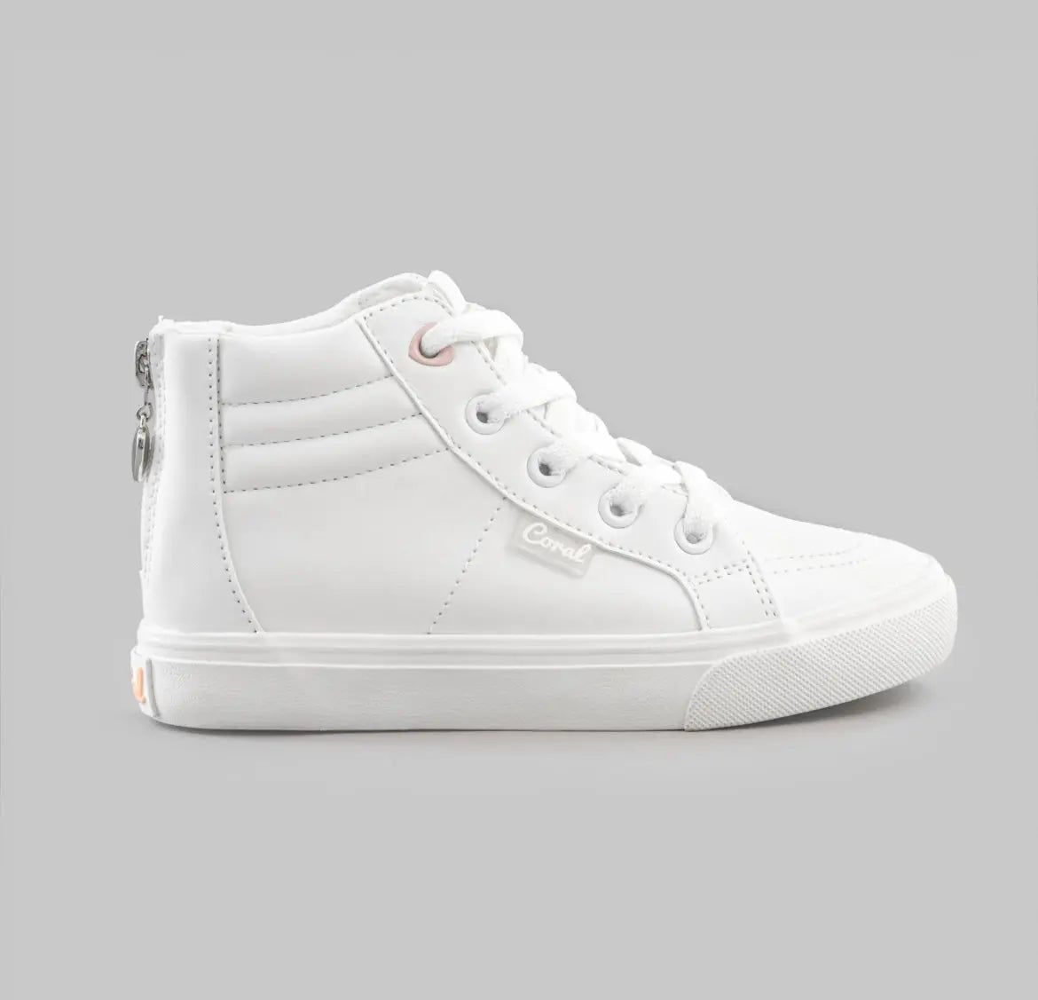 Tenis de niña Adelyn All White MokaBoutiqueCR