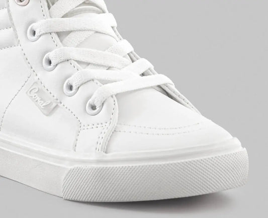 Tenis de niña Adelyn All White MokaBoutiqueCR