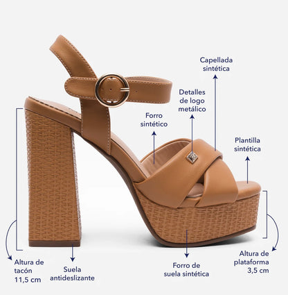 Sandalia Mimosa Camel