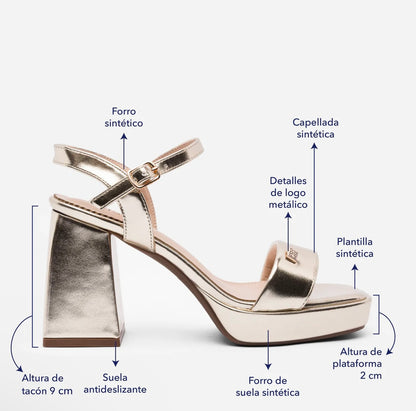 Sandalia Cucu Gold