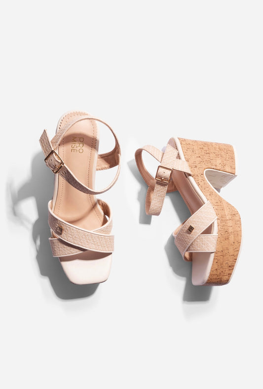 Sandalia Promise Onda 2 Raffia