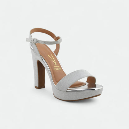 Sandalia Vizzano Plata Shine