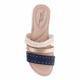 Sandalia Modare Azul/Crema