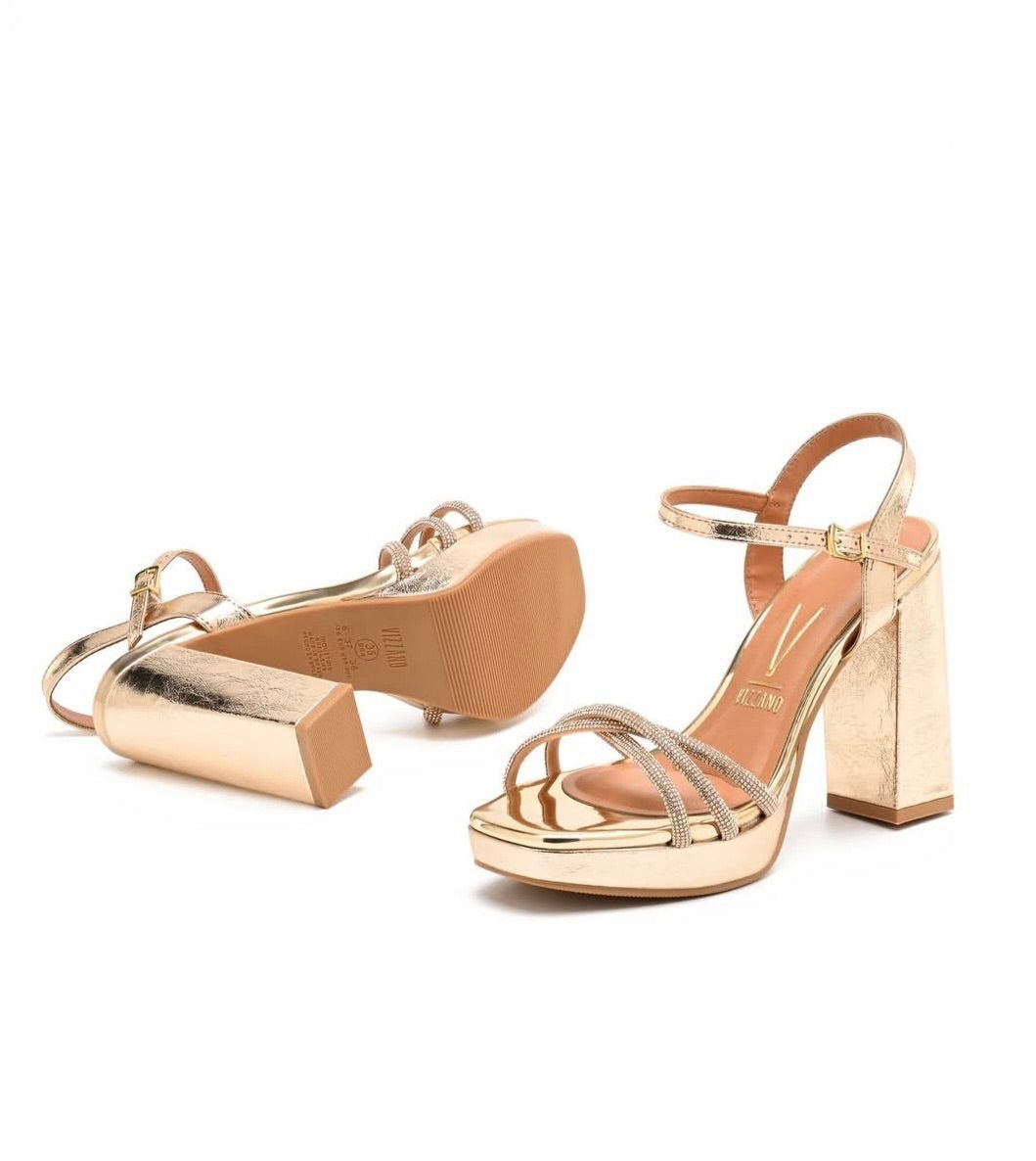 Sandalia Vizzano Gold