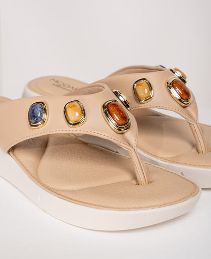 Sandalia Modare Safira Beige