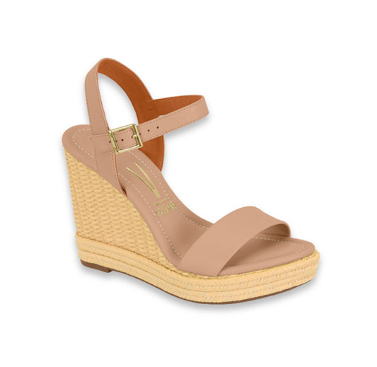 Sandalias de plataforma beige Vizzano