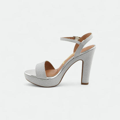 Sandalia Vizzano Plata Shine