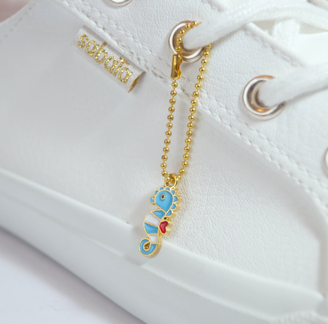 OLSEN TENIS 226 WHITE/GOLD SABATA