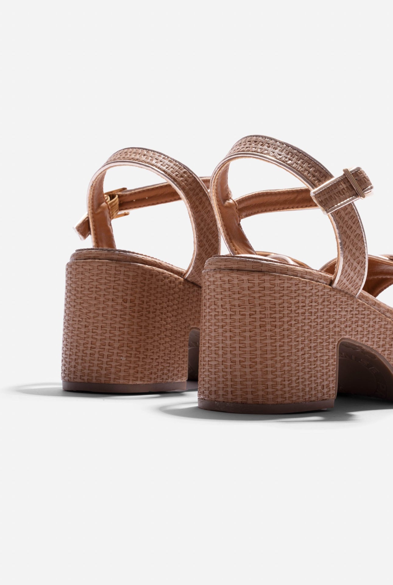 Sandalia Promise Missie Camel Raffia